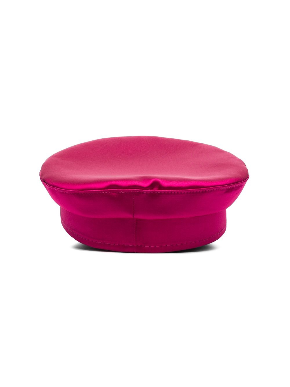 crystal-embellished satin baker boy hat - 4