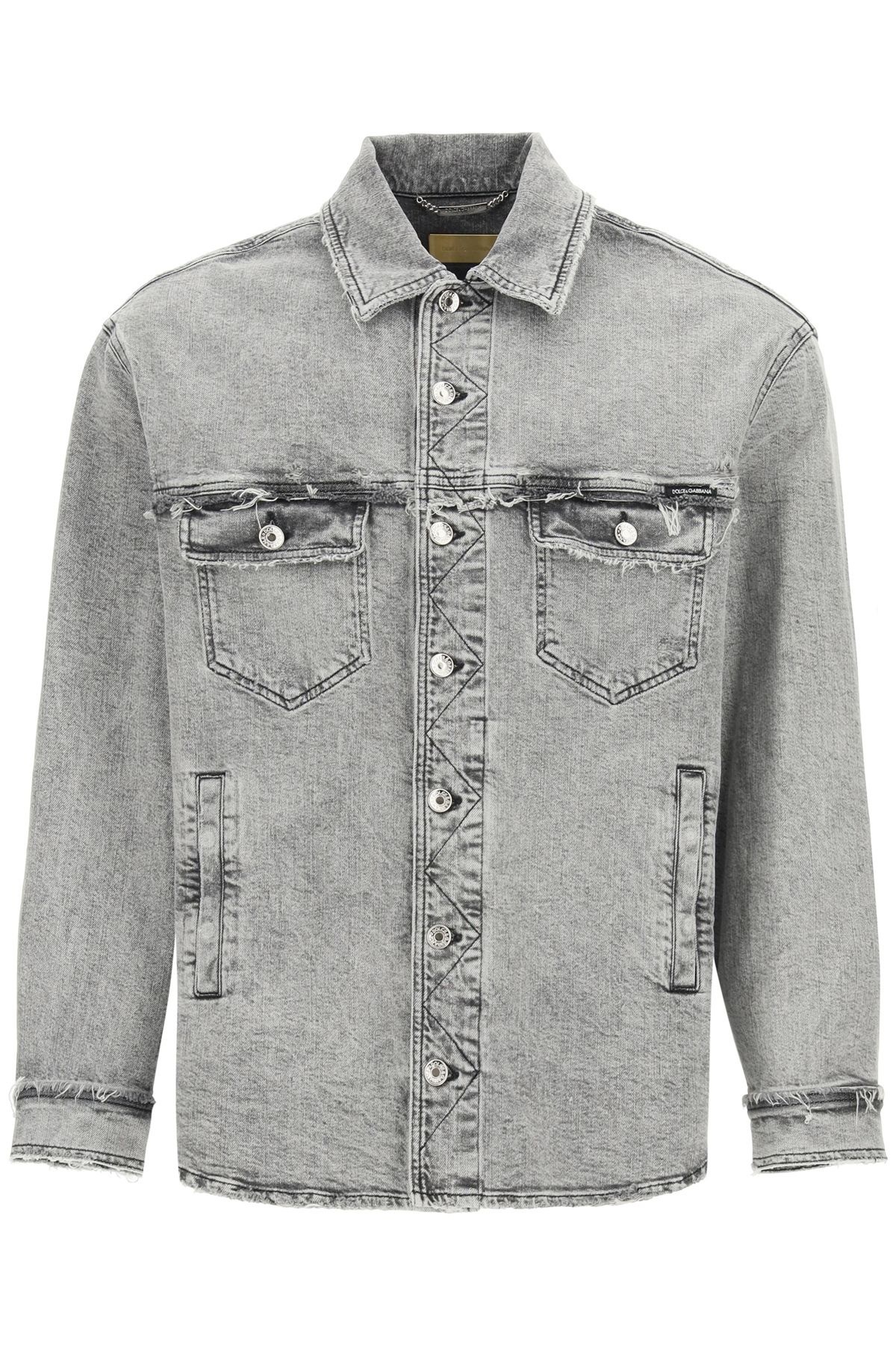 SHIRT-STYLE DENIM JACKET - 1