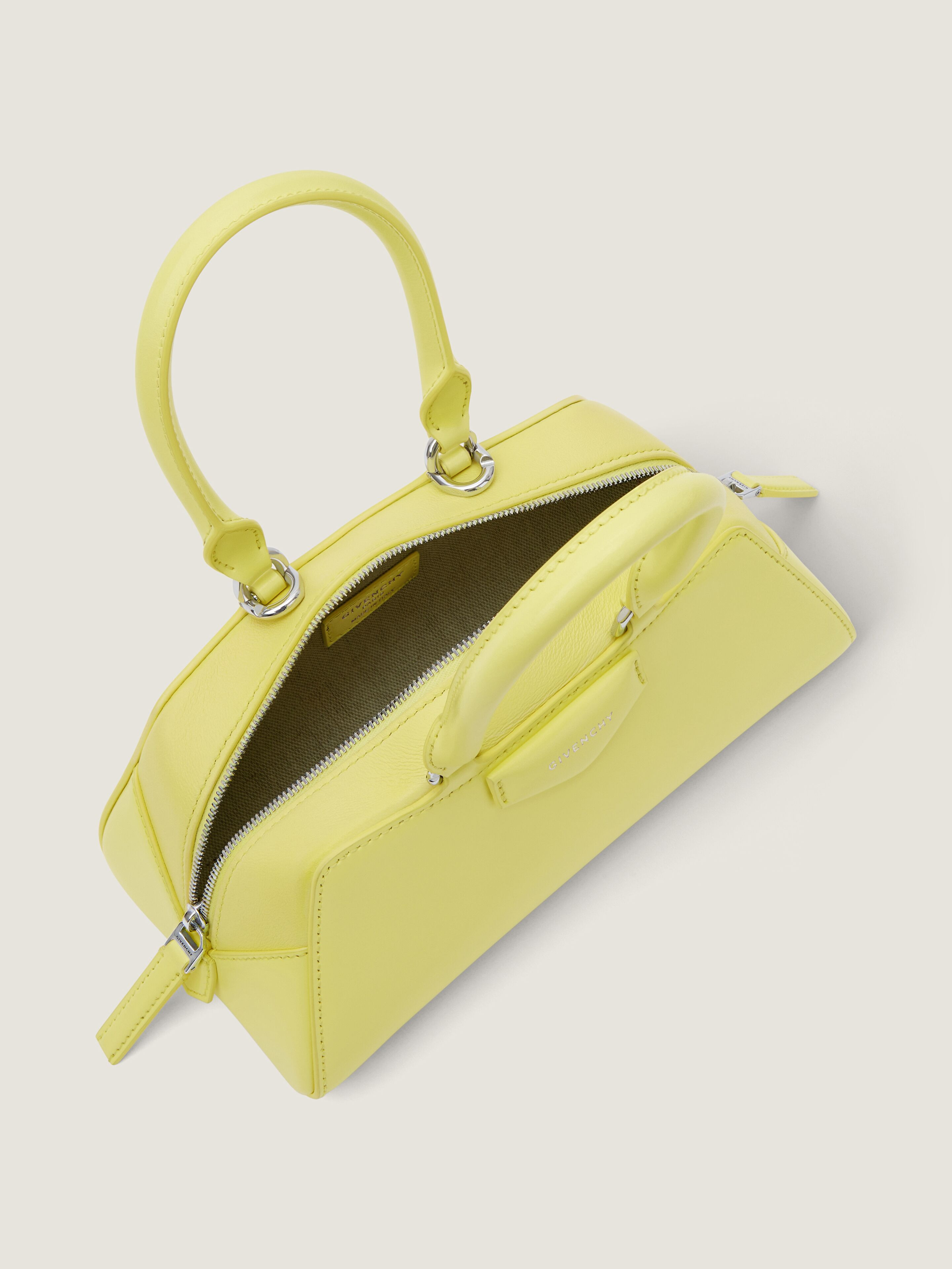 MINI ANTIGONA EAST-WEST BAG IN BOX LEATHER - 5