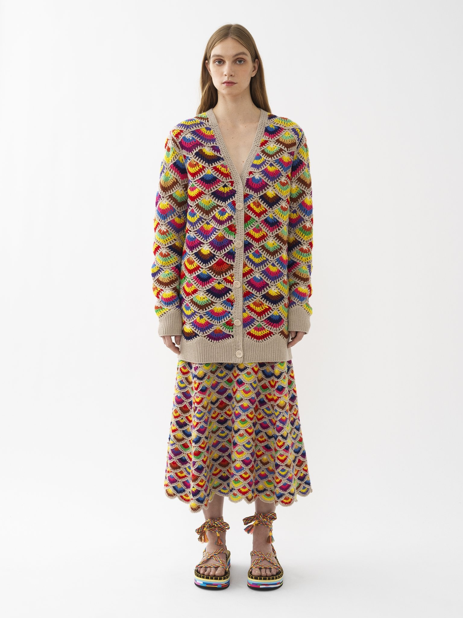 GENEROUS CROCHETED CARDIGAN - 2