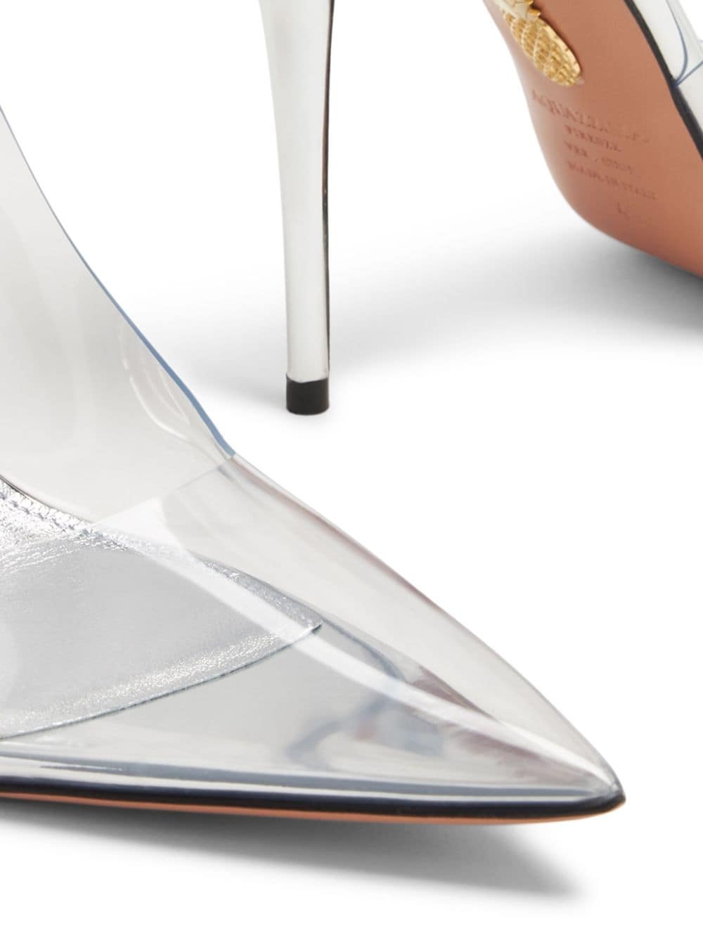 Love Link 105mm transparent pumps - 4