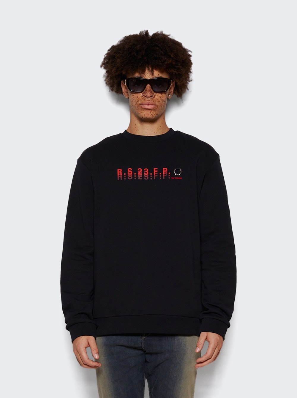 Printed Sweatshirt Black - 3