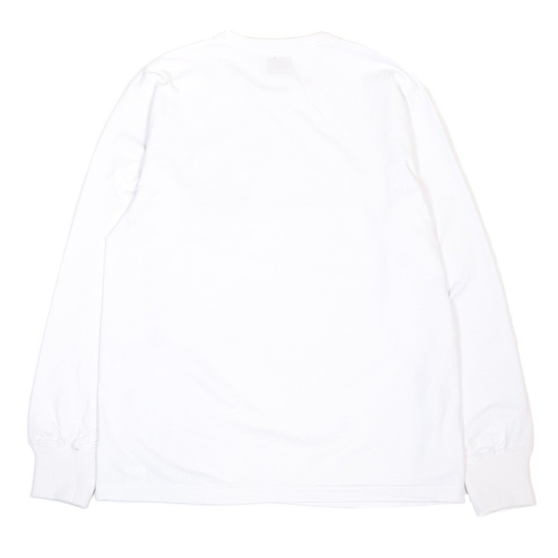 The Real McCoys MC20002 Logo Tee L/S White outlook