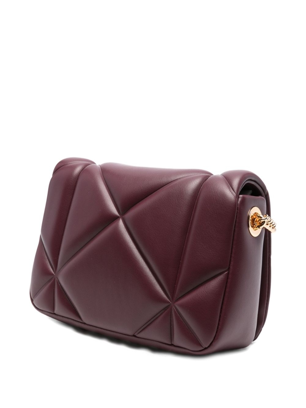 quilted logo-plaque shoulder bag - 3