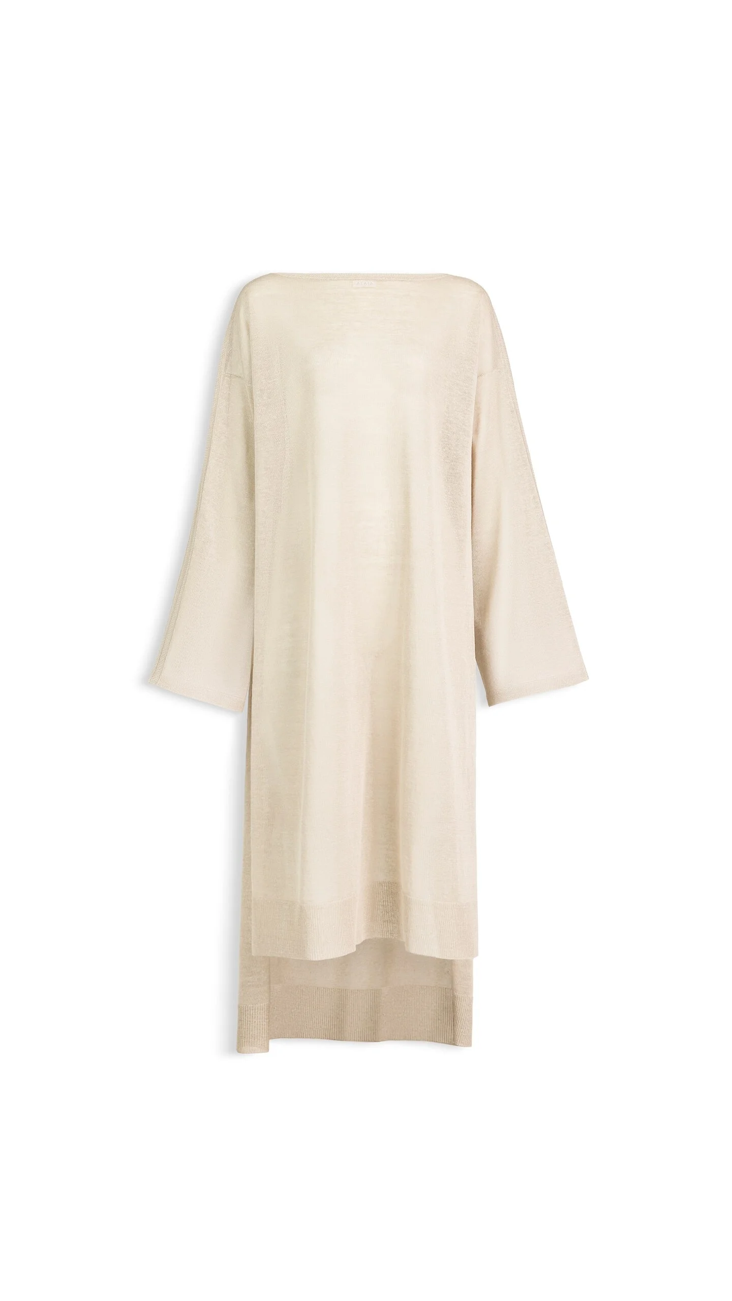 SLIK LINEN KAFTAN DRESS - 1