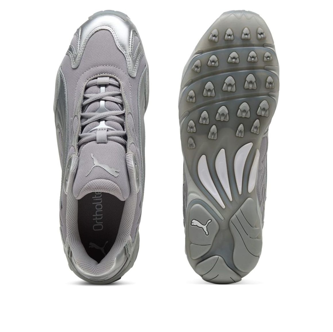 PUMA Inhale Metallic 'Glacial Grey Silver' 401780-01 - 4
