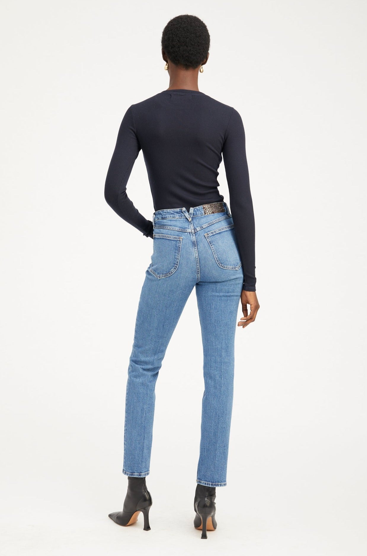 CHARLOTTE SLIM STRAIGHT DENIM - 3
