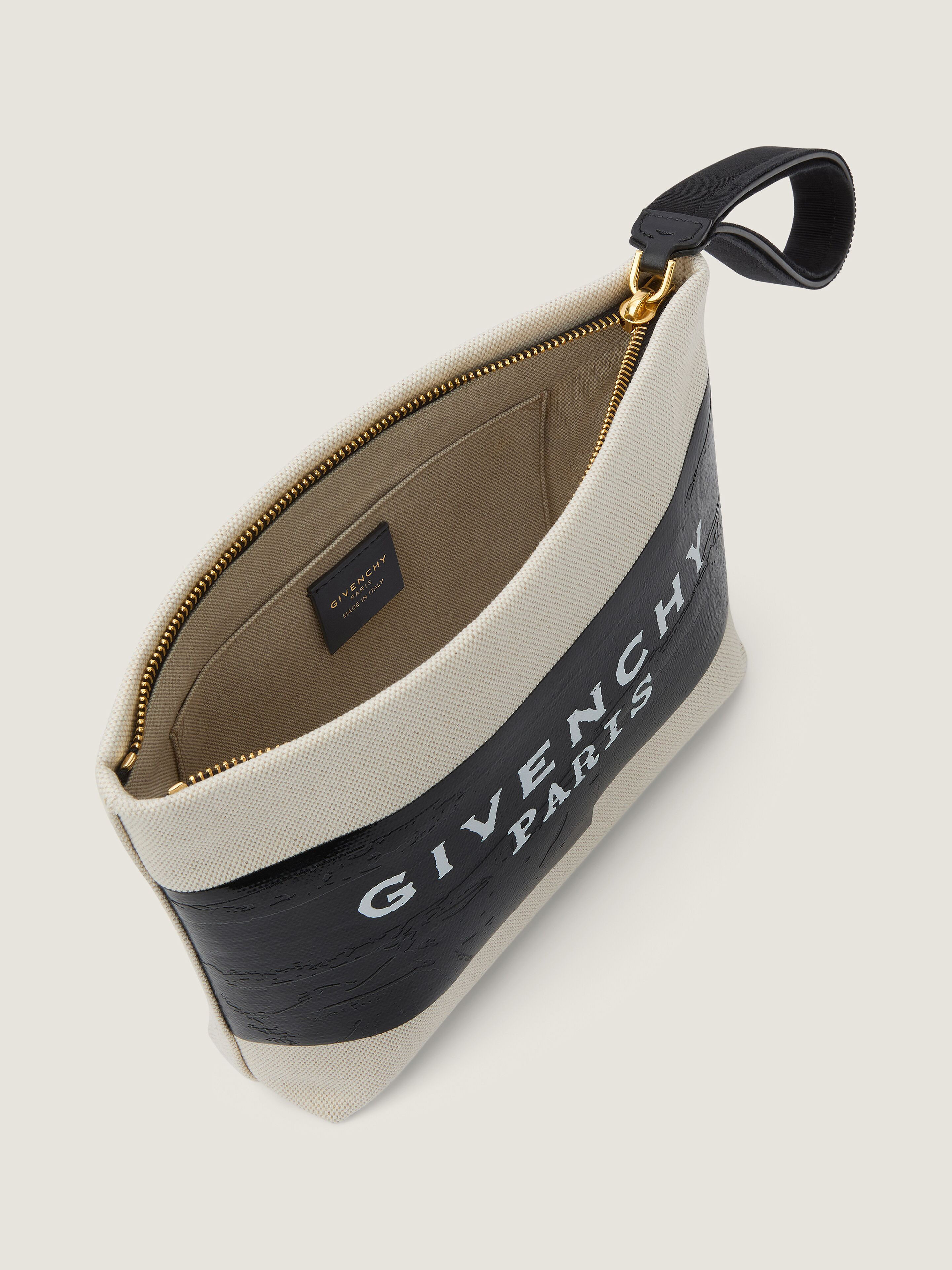 GIVENCHY TAPE POUCH IN CANVAS - 3