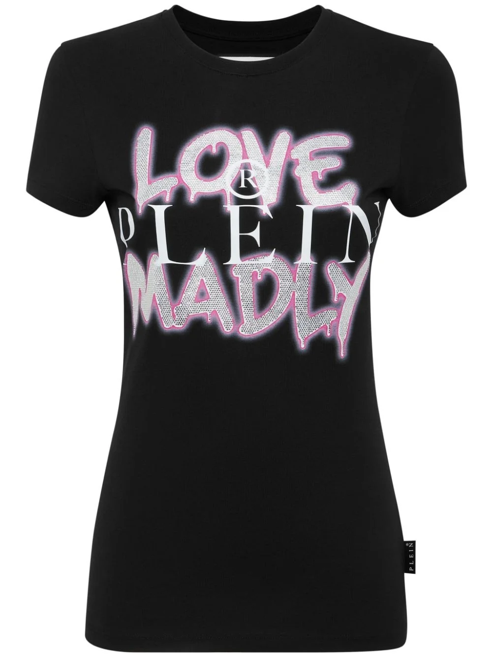 Sexy Pure crystals-embellished T-shirt - 1