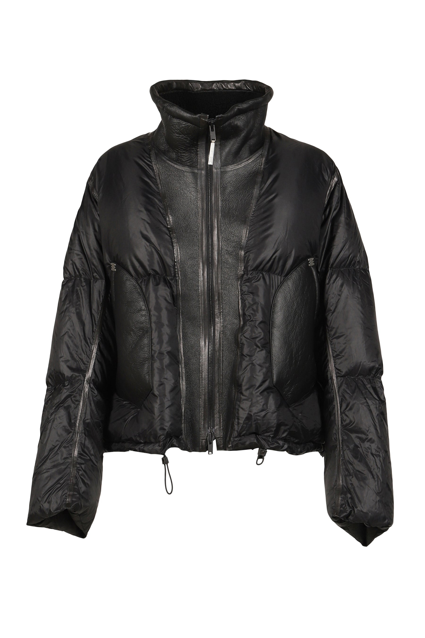 "REACTIVE"DOWN HIGH NECK BOMBERS / NOIR - 5