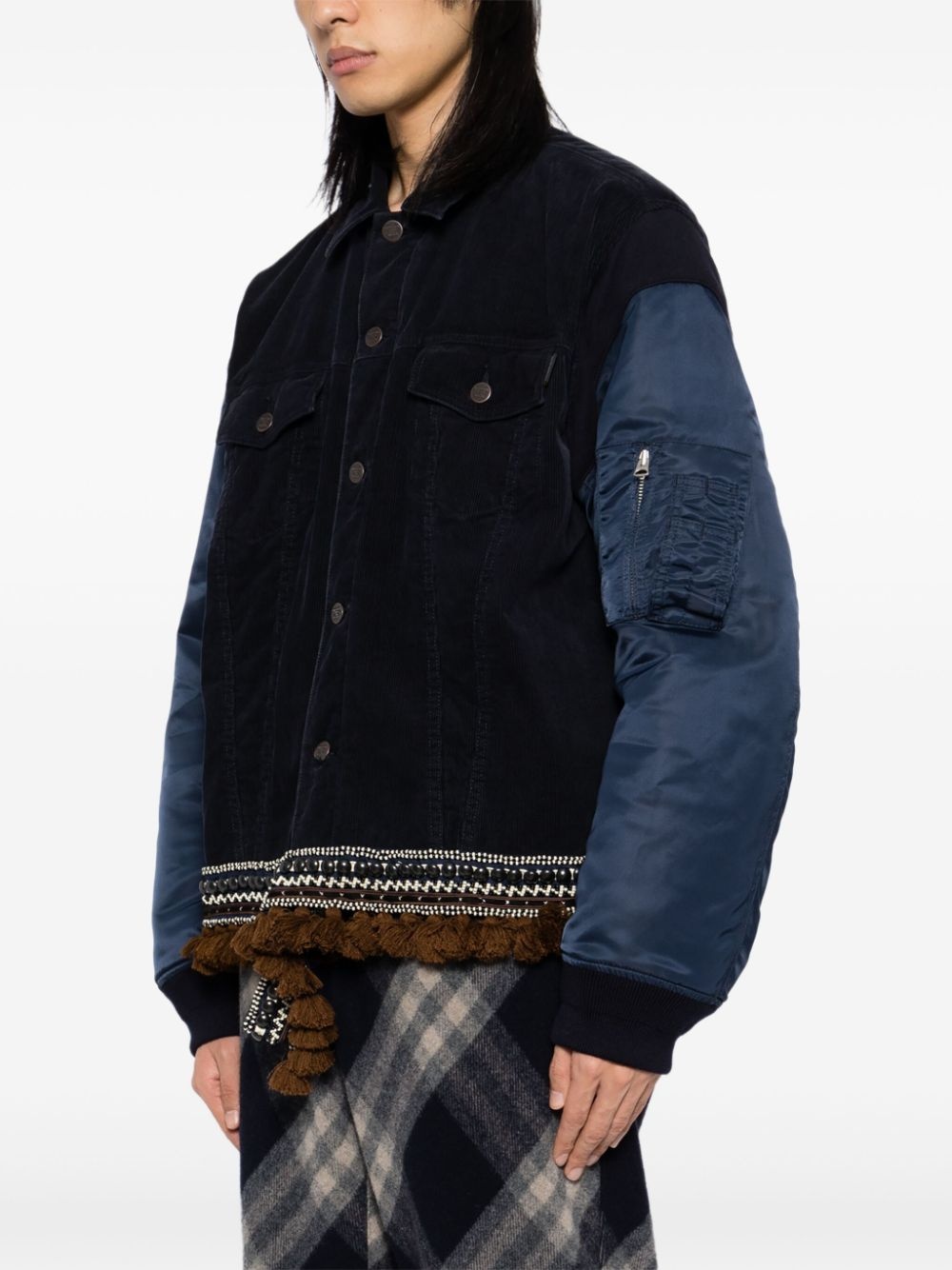 corduroy workwear jacket - 3
