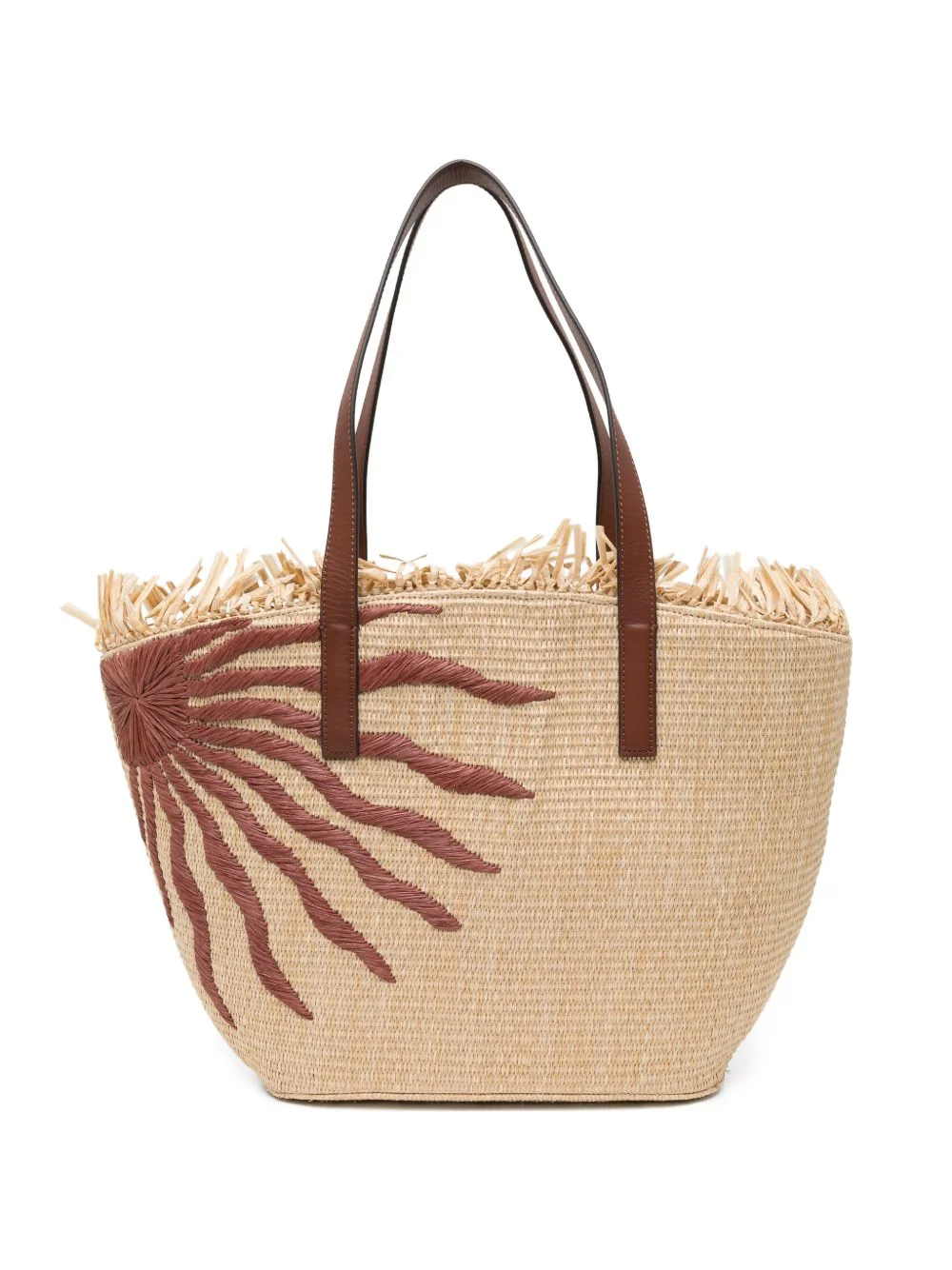 sun-embroidered tote bag - 1
