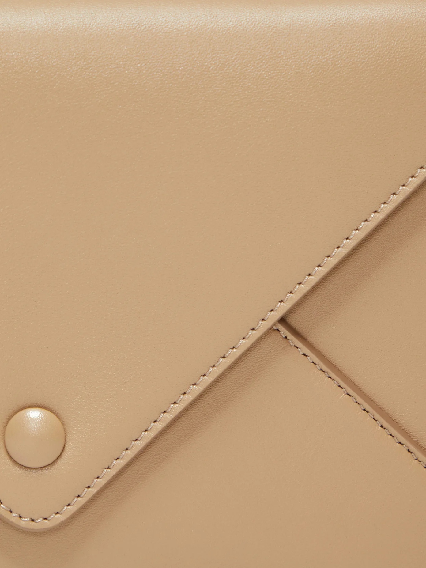 Envelope leather clutch - 6