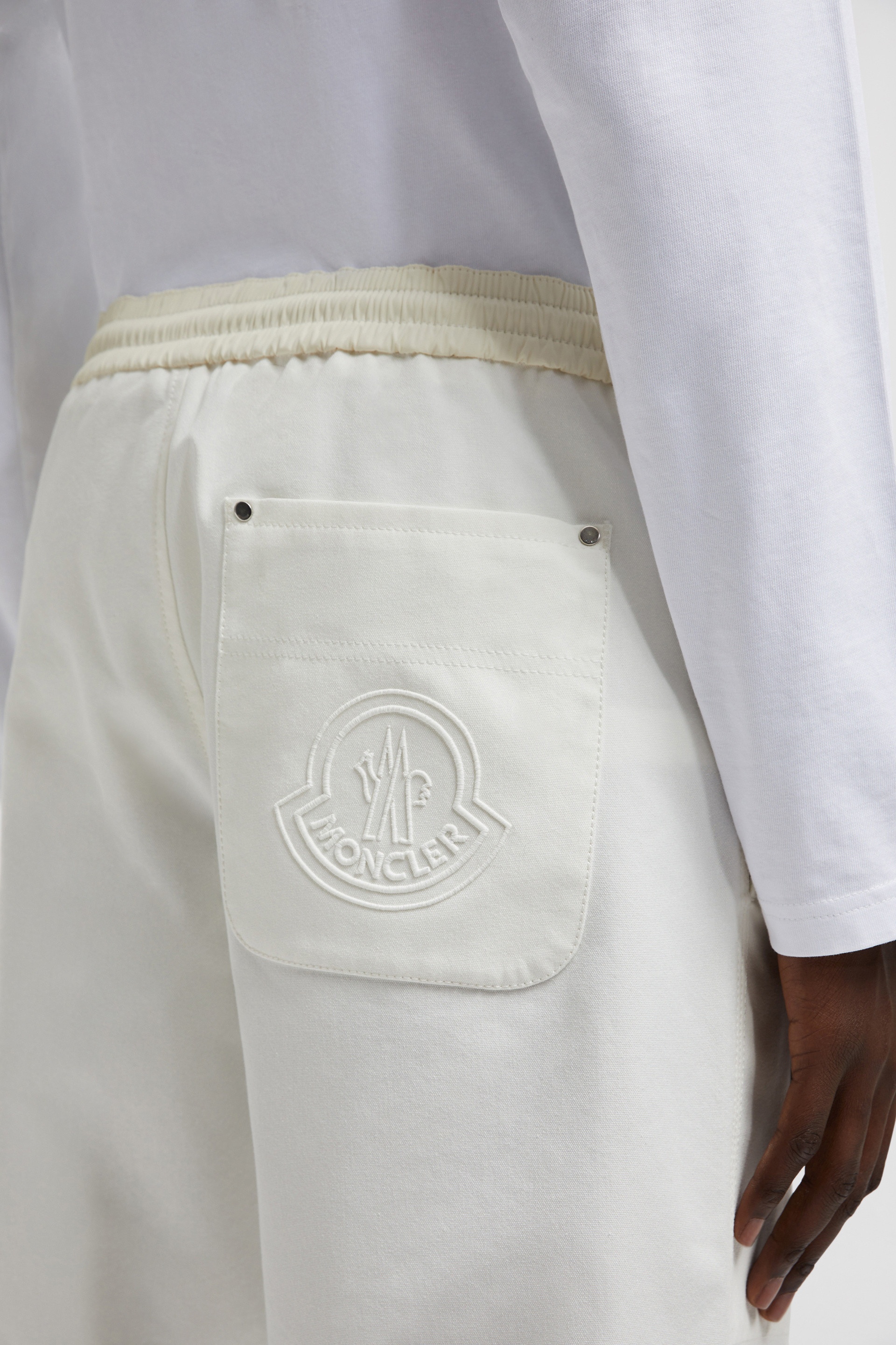 Embroidered Logo Cotton Jogging Pants - 4