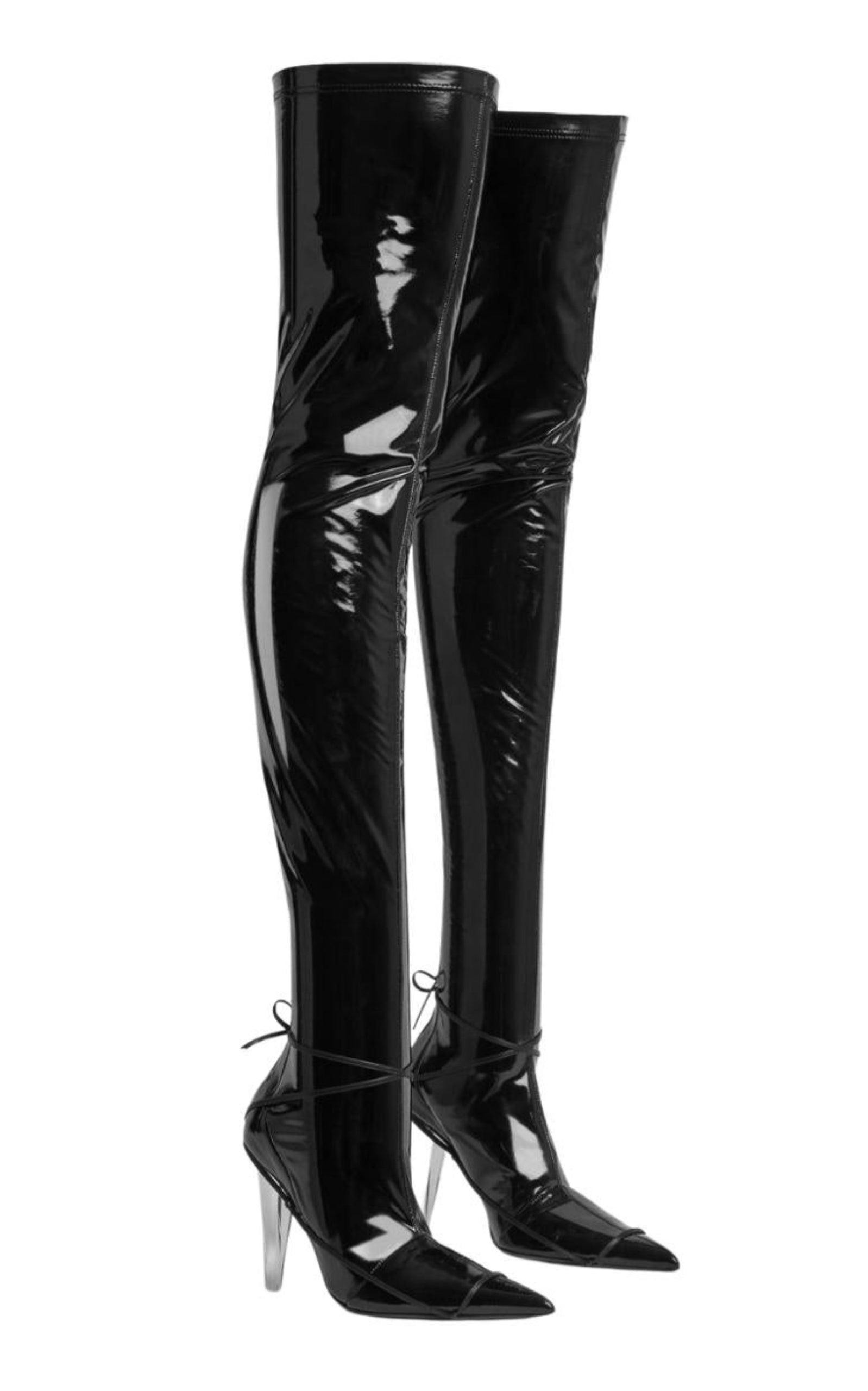Ice Thigh High Boots - 4