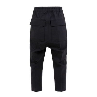 Rick Owens DRAWSTRING SLIM CROPPED / BLK outlook