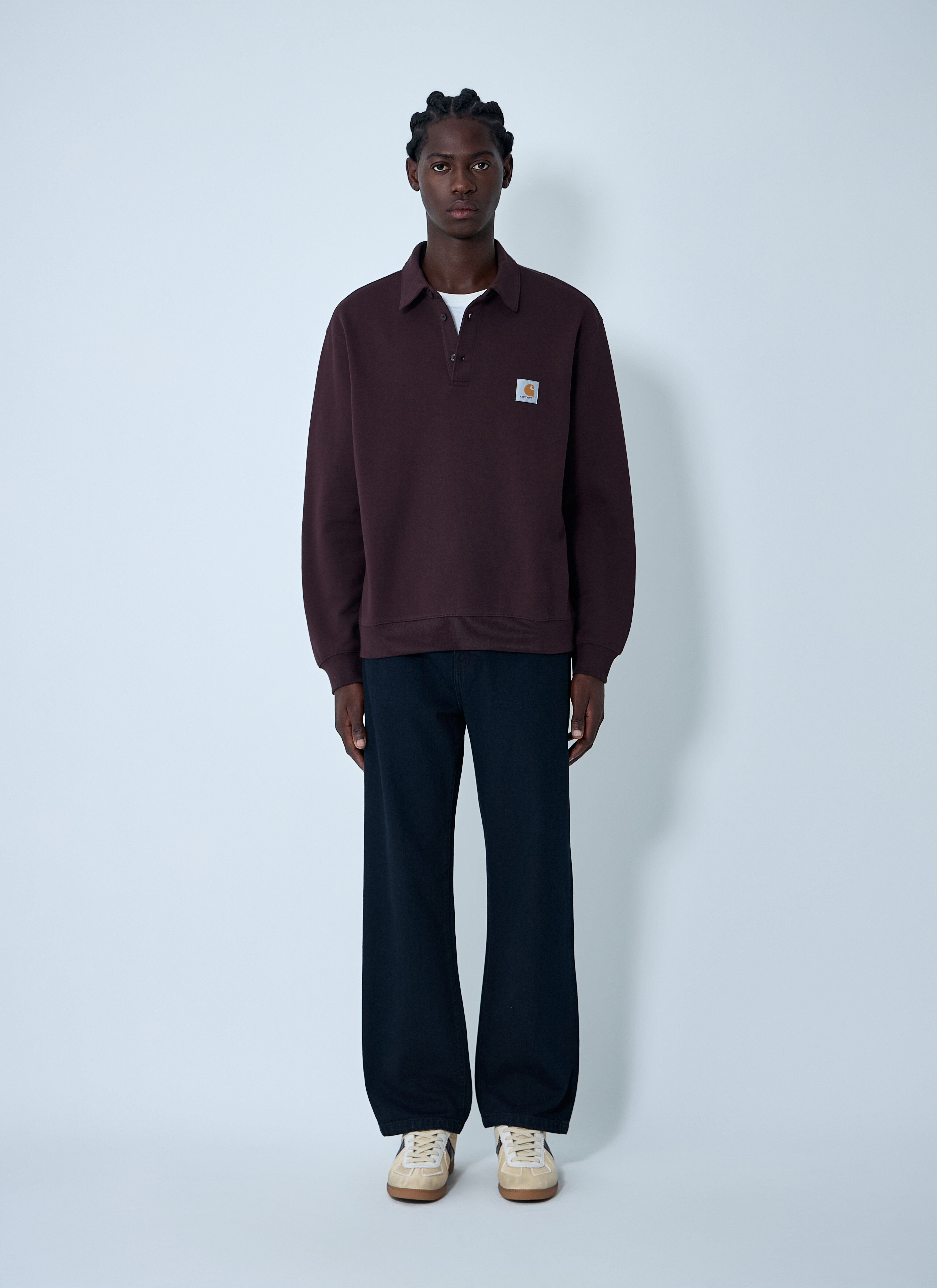 Logo Motif Polo Sweatshirt - 2