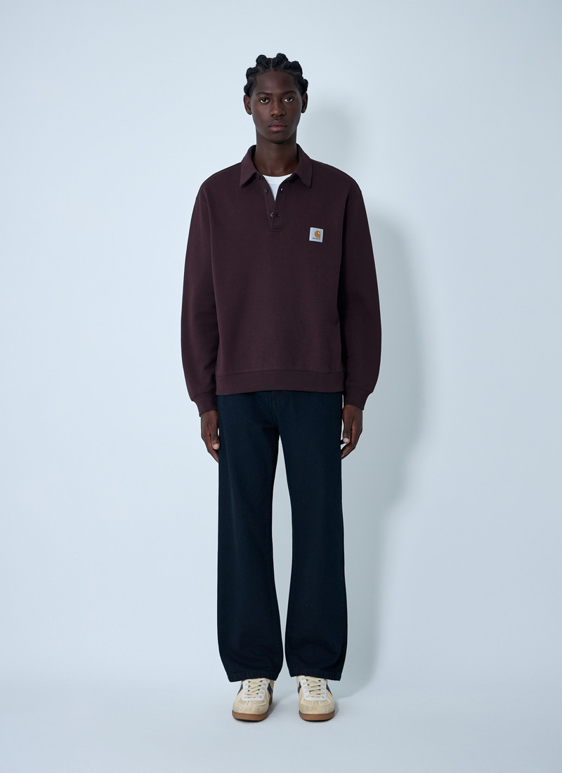 Carhartt Logo Motif Polo Sweatshirt outlook