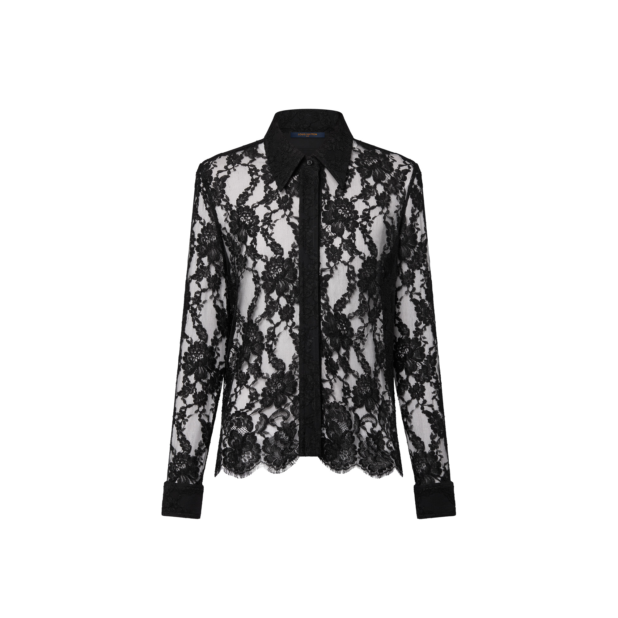 Floral Lace Shirt - 1