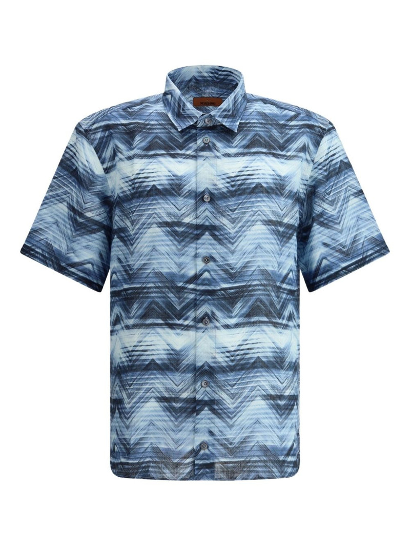 zigzag-print shirt 1