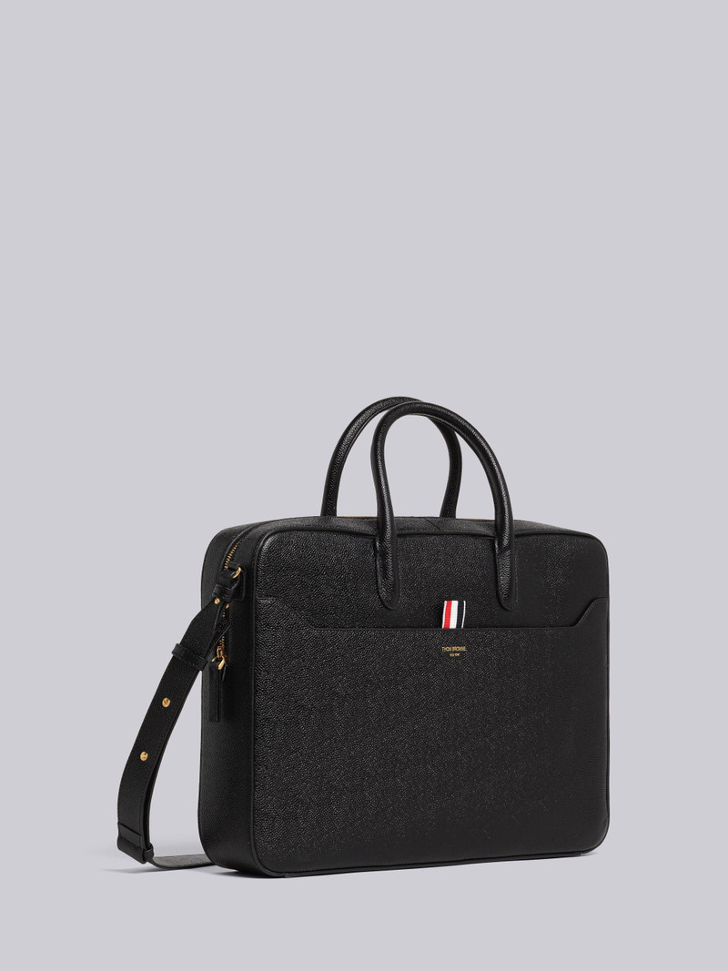 Pebble Grain Leather Business Bag 3