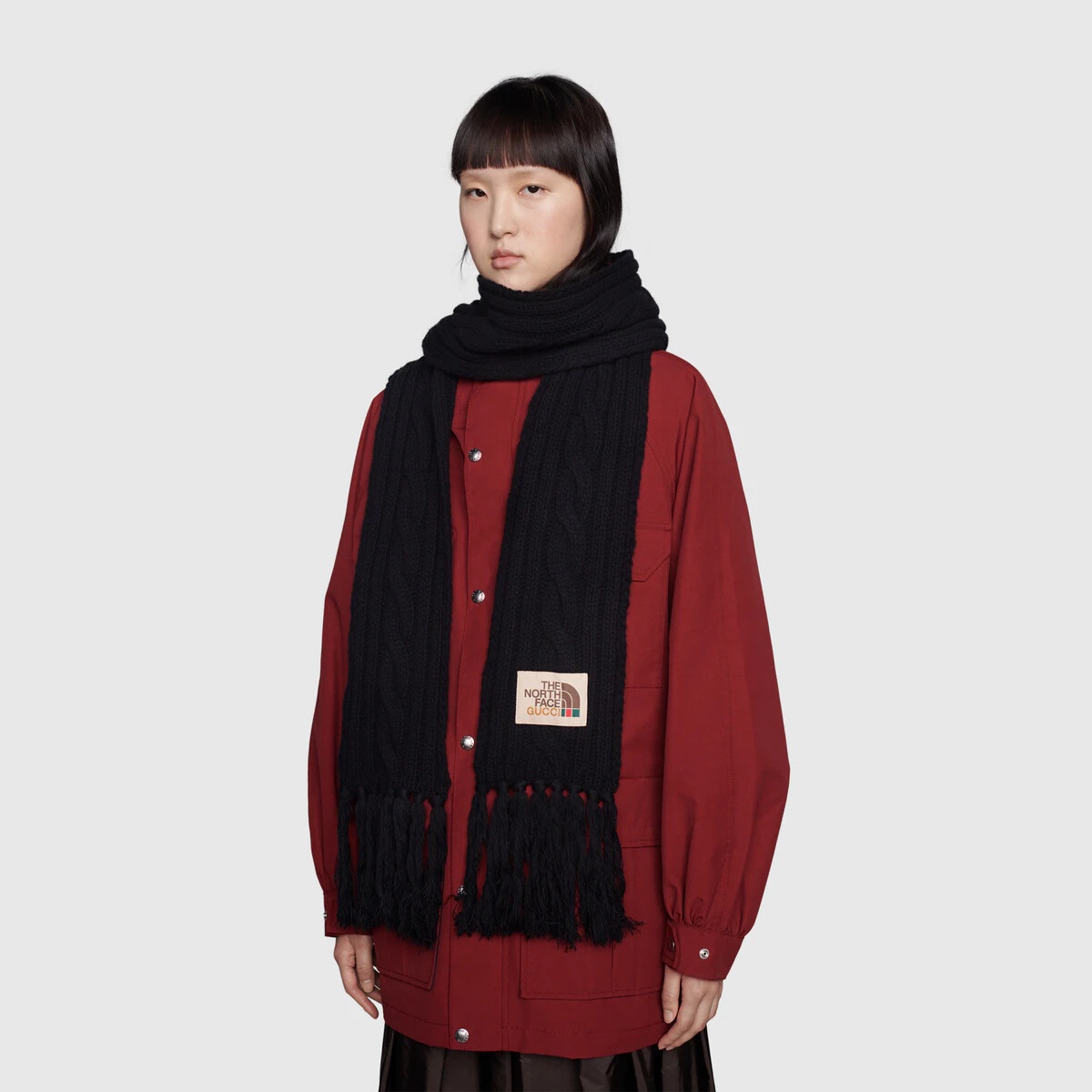 The North Face x Gucci wool scarf - 3