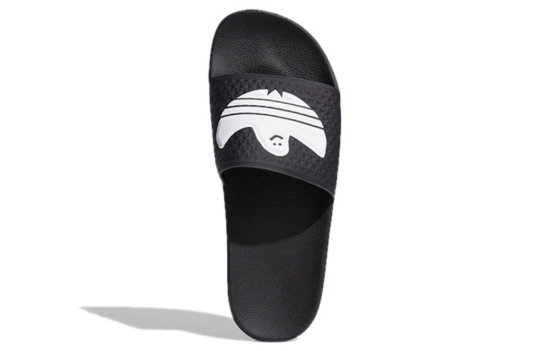 adidas adidas Shmoofoil Slides 'Black White' FY6849 outlook