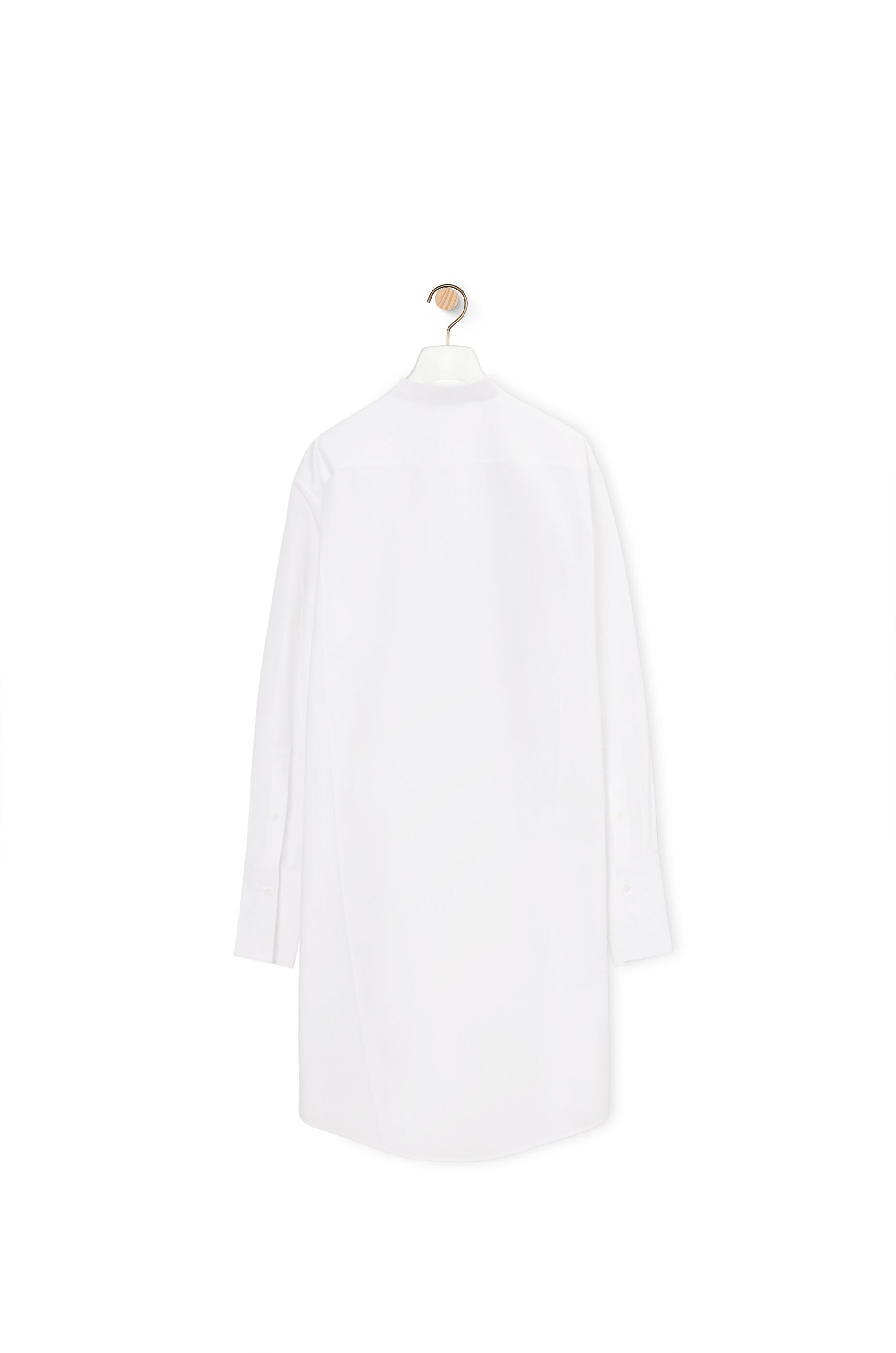 Pleated shirt dress in cotton - 2