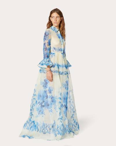 Valentino Printed Organza Evening Dress outlook