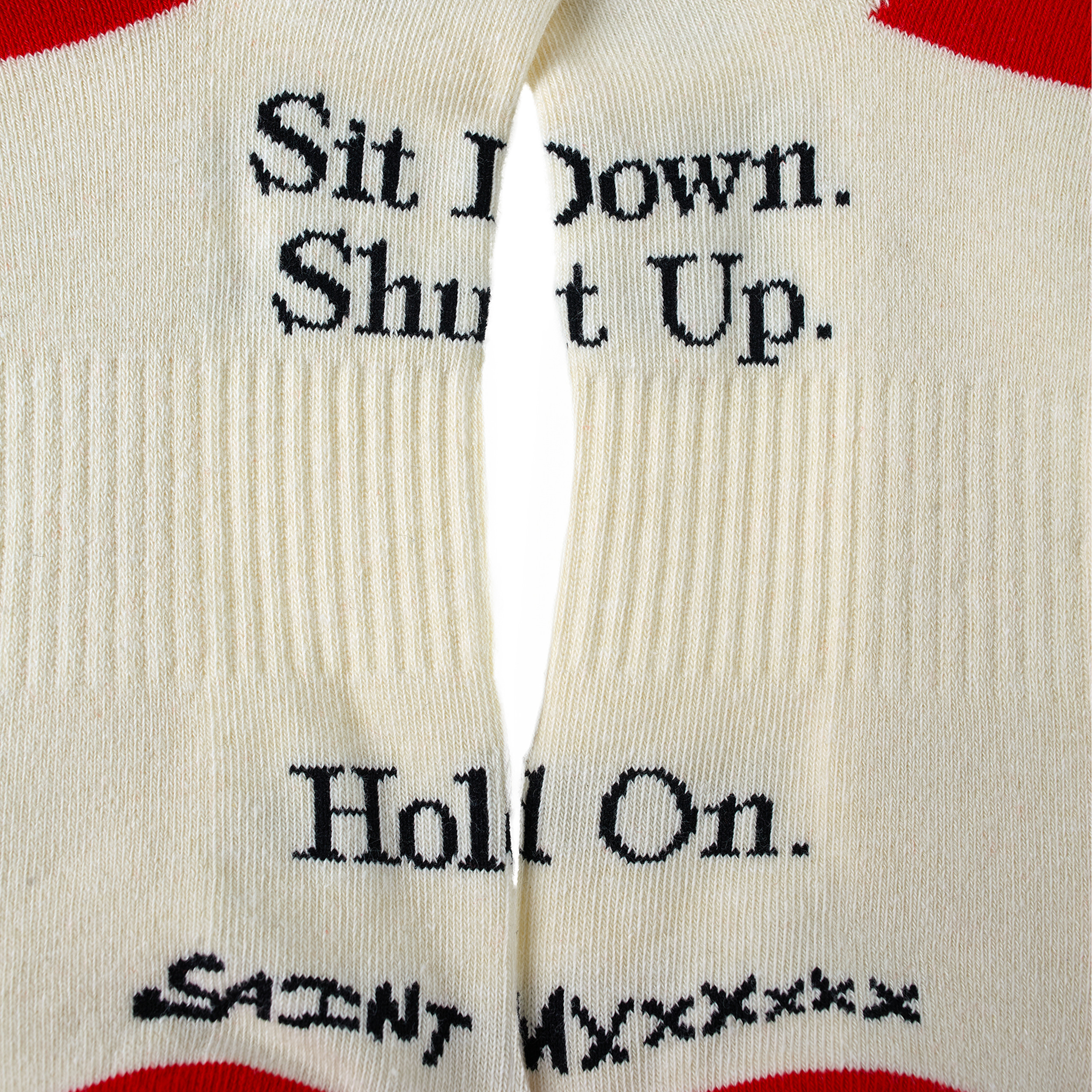WHITE LOGO SOCKS - 3