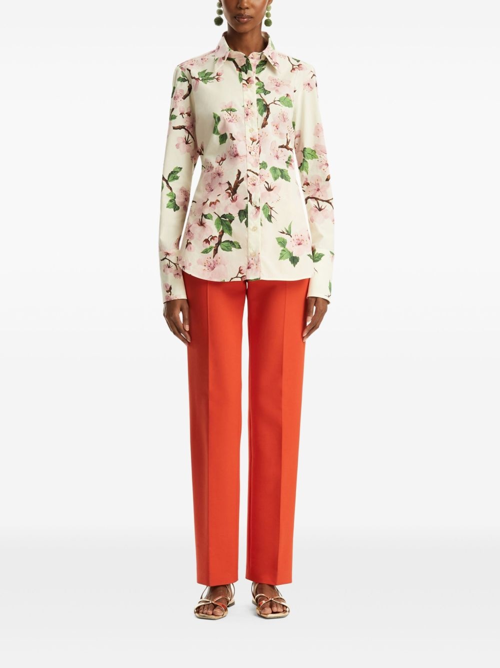 printed poplin shirt - 2