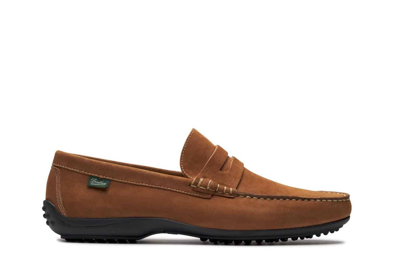 Cabrio Brown Velvet - Rubber Sole 1
