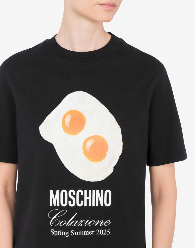 ORGANIC JERSEY T-SHIRT EGGS PRINT 3