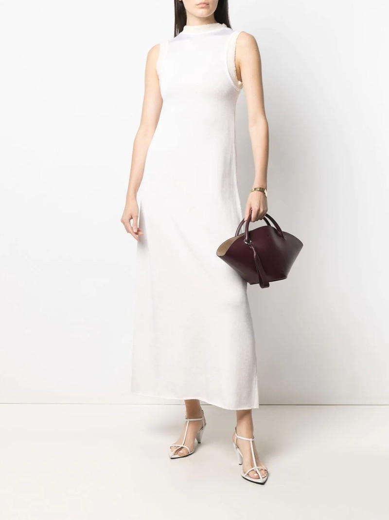 Jil Sander fine knit sleeveless dress outlook