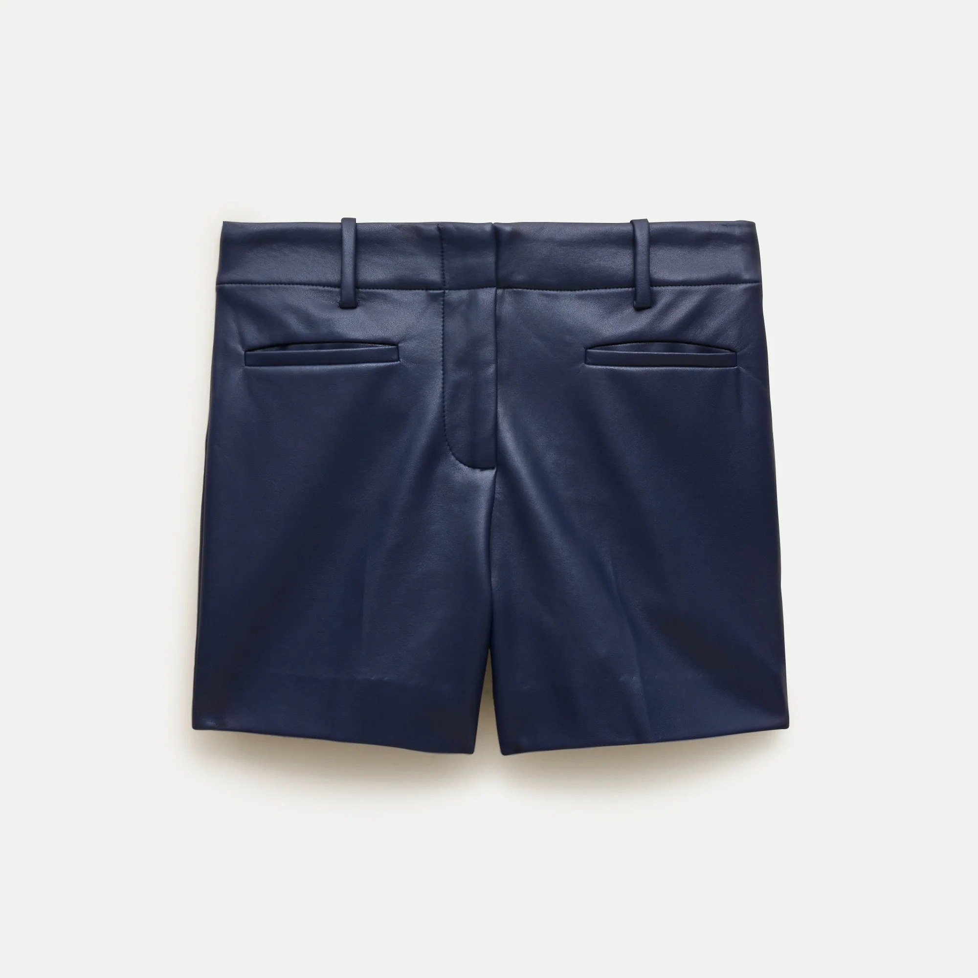 Faux-leather short - 1