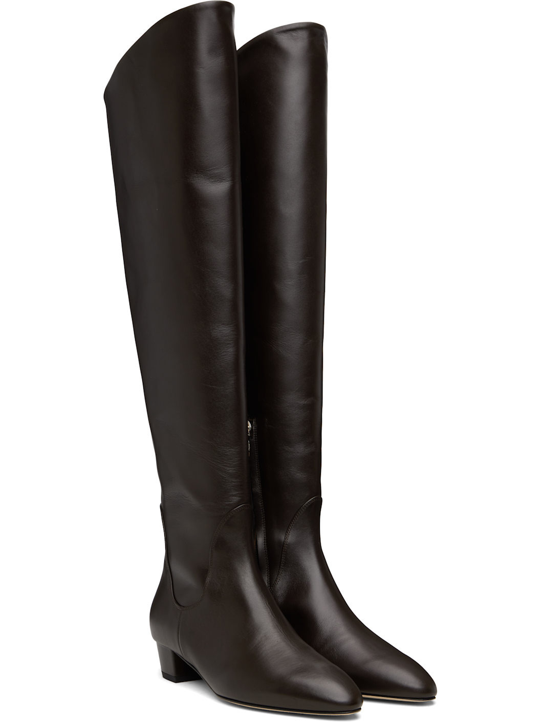 Brown Yonda Tall Boots - 4