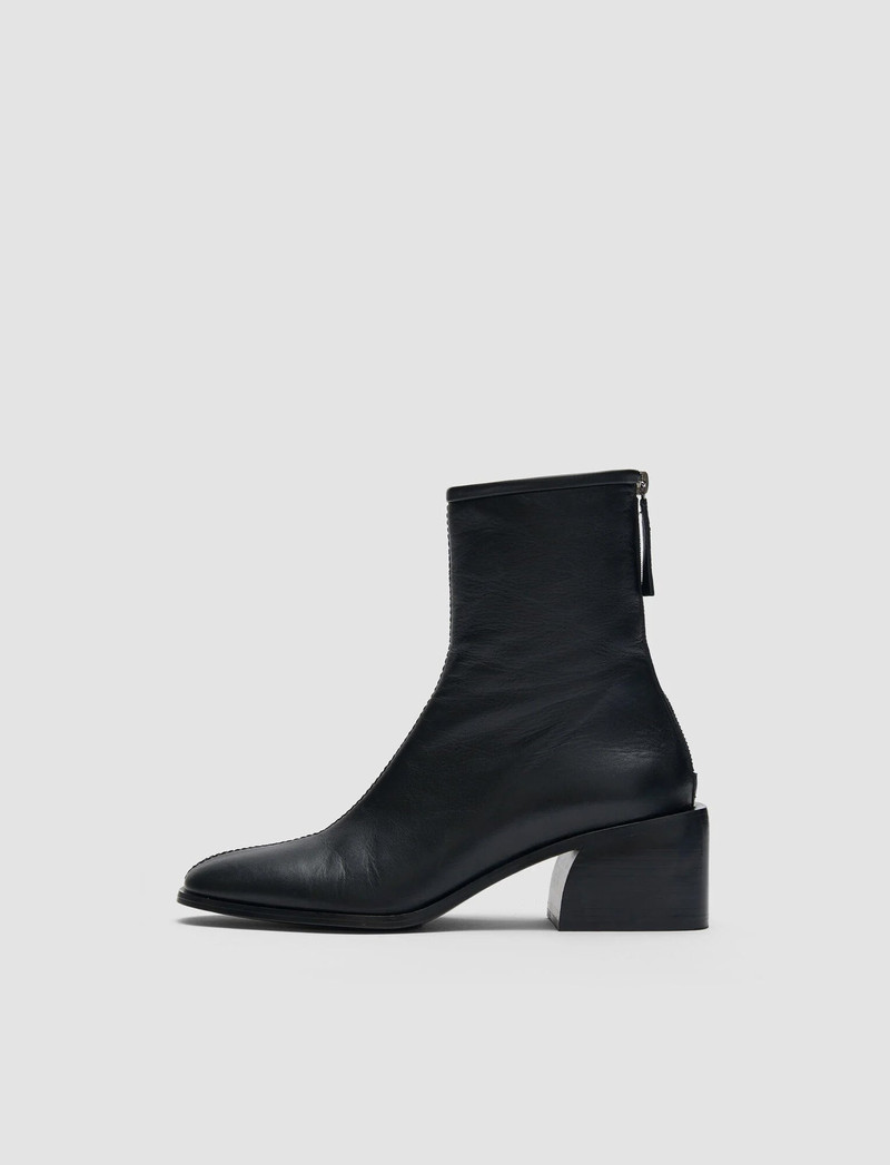 JOSEPH Leather Ankle Boots outlook