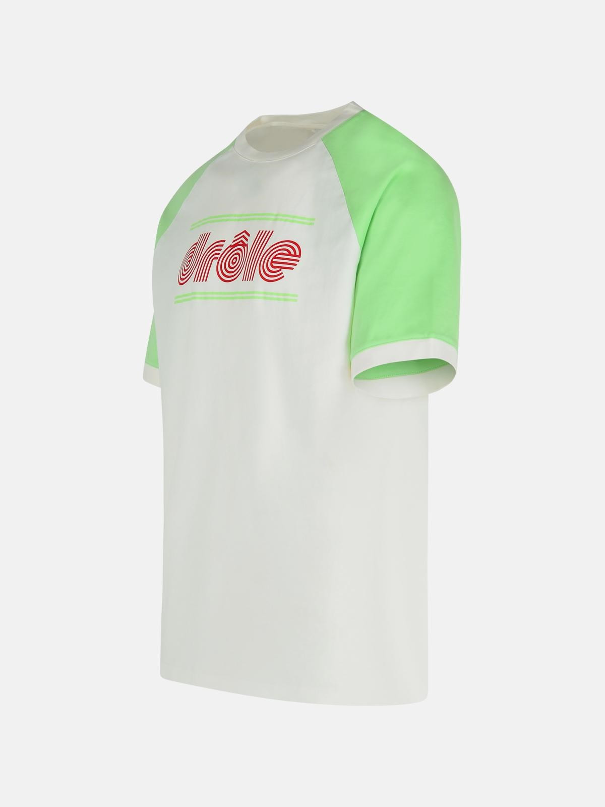 'TENNIS' WHITE COTTON T-SHIRT - 2