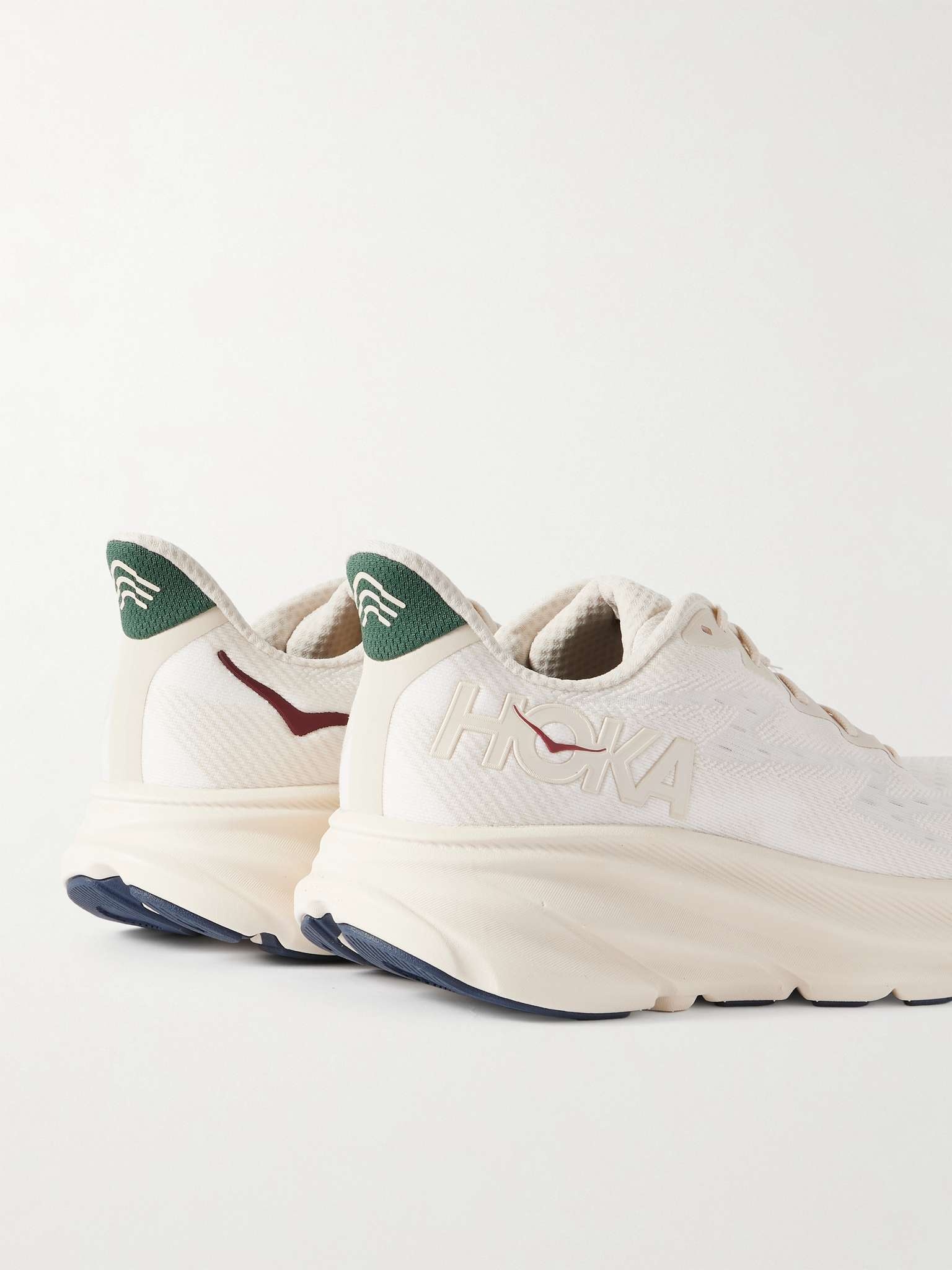 Clifton 9 Rubber-Trimmed Mesh Running Sneakers - 5