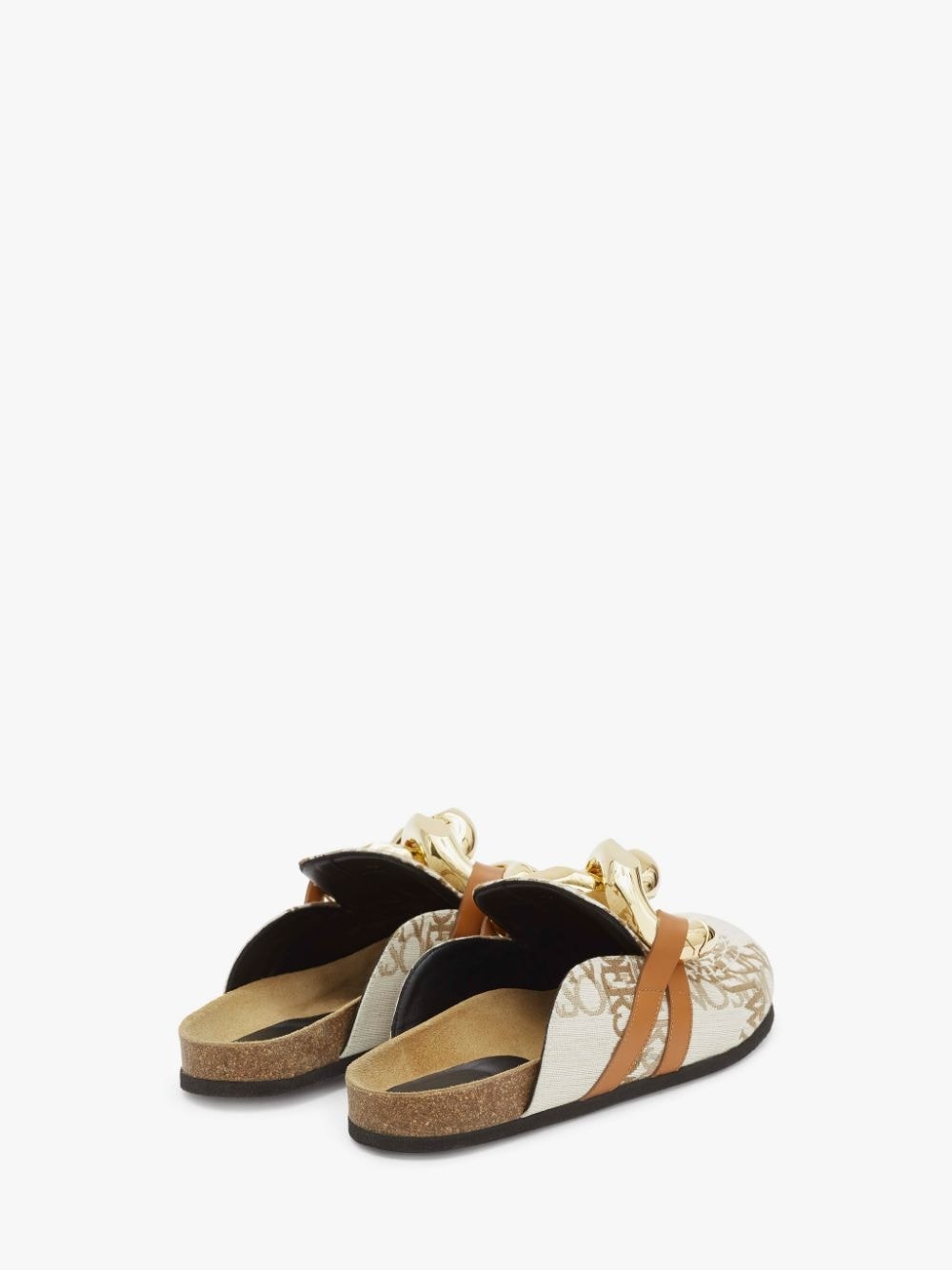 CHAIN LOAFER MULES - 4