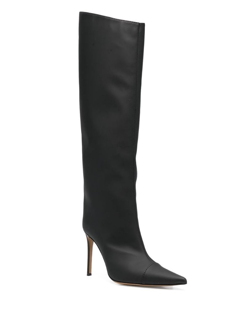 pointed toe knee-high boots - 2