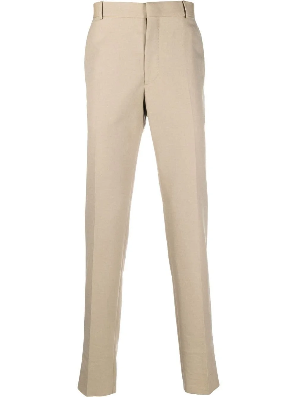 tapered mid-rise tailored trousers - 1