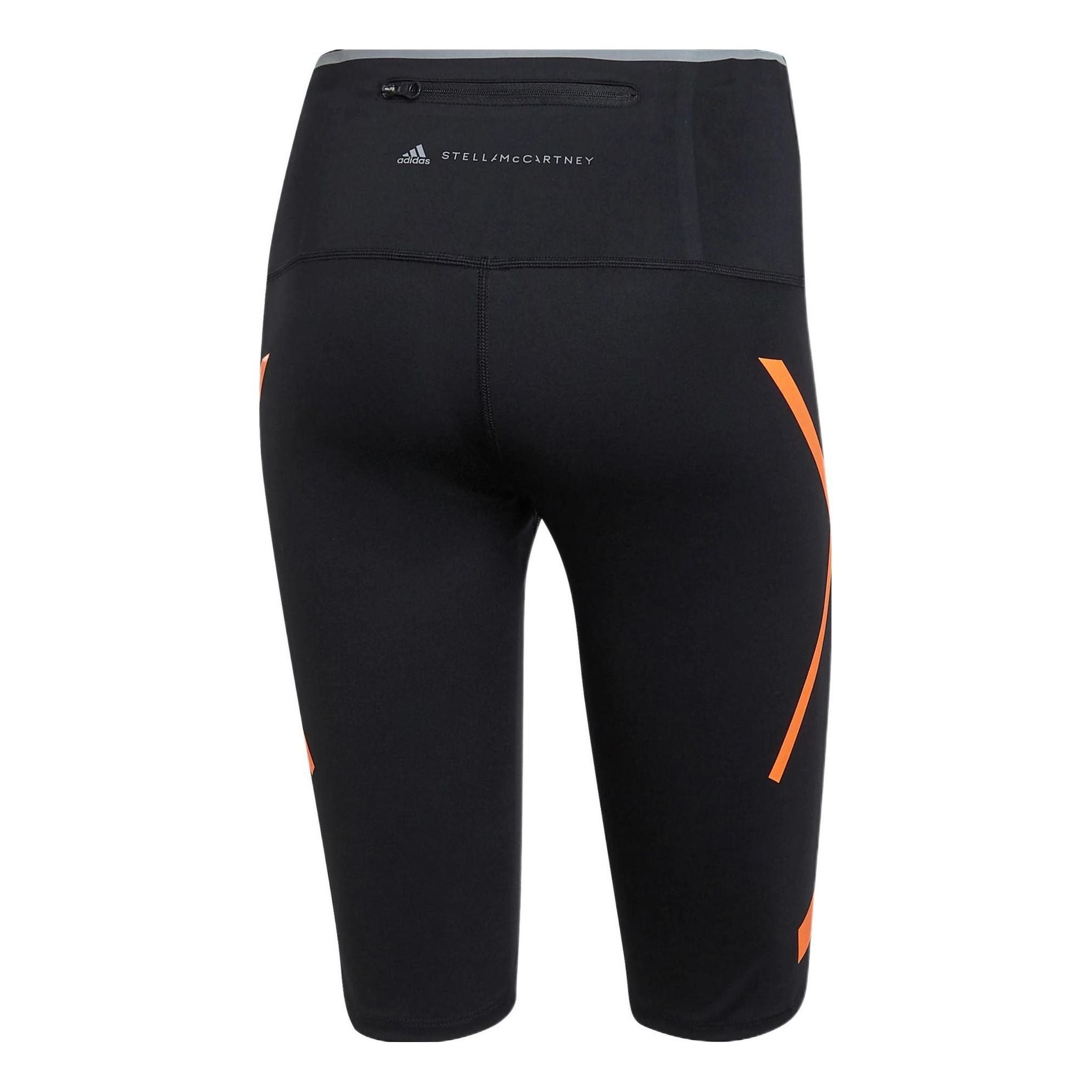 (WMNS) adidas by Stella McCartney TruePace Short Running Tights 'Black Orange' HB6082 - 2