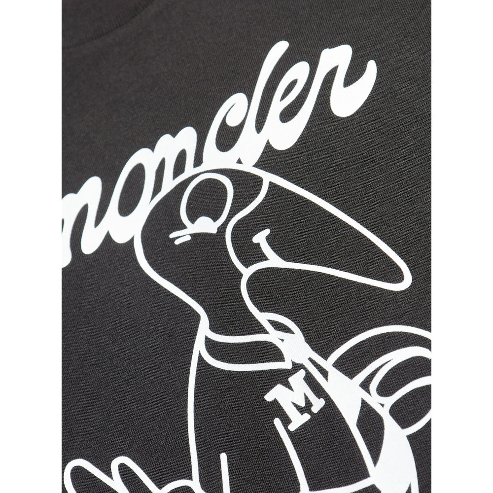 Moncler Black T-Shirts & Vests - T-Shirts Men - 5