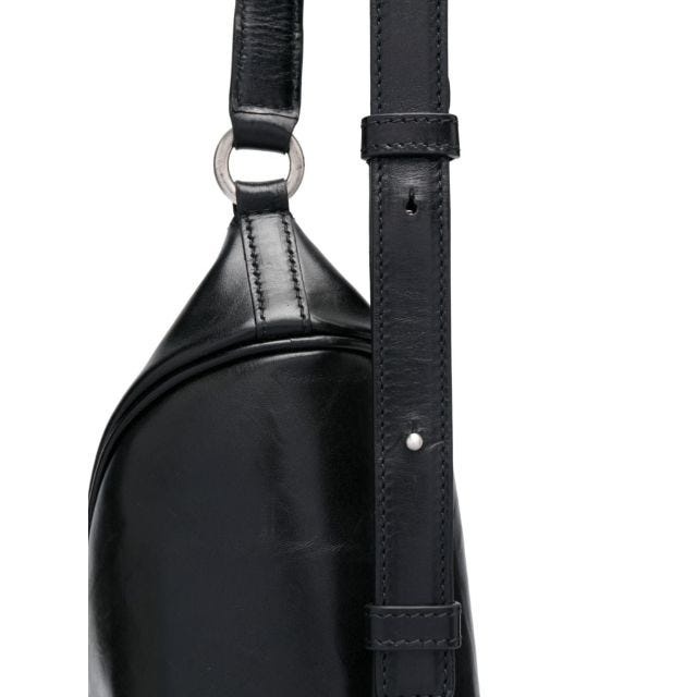 Belt bag with logo and front zip - 4