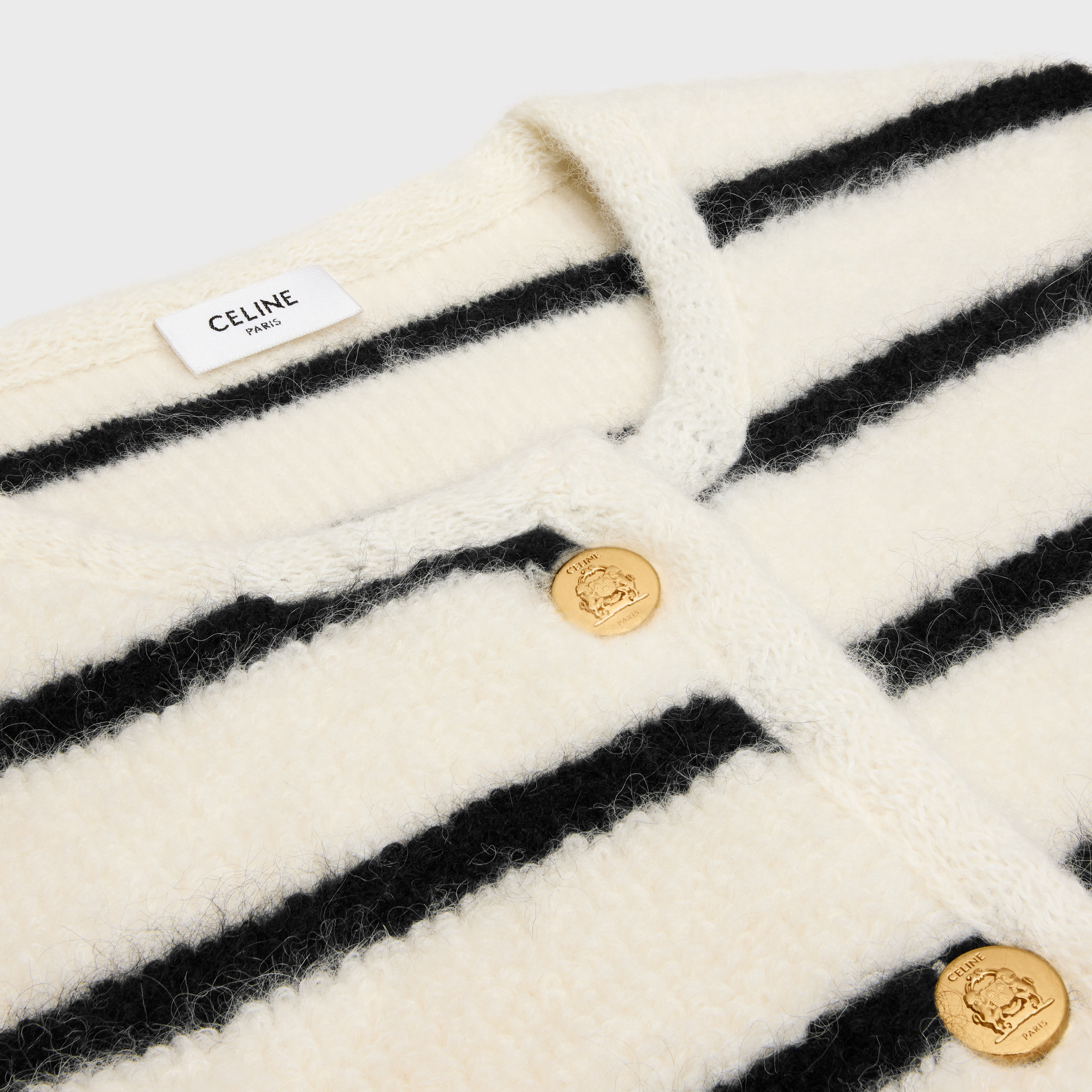 marinière cardigan jacket in wool - 3