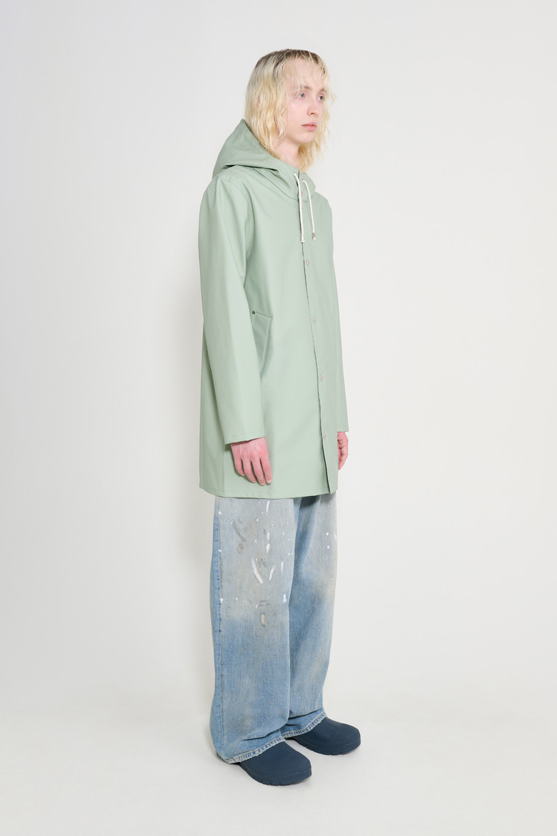 Stockholm Lightweight Raincoat Sage 3