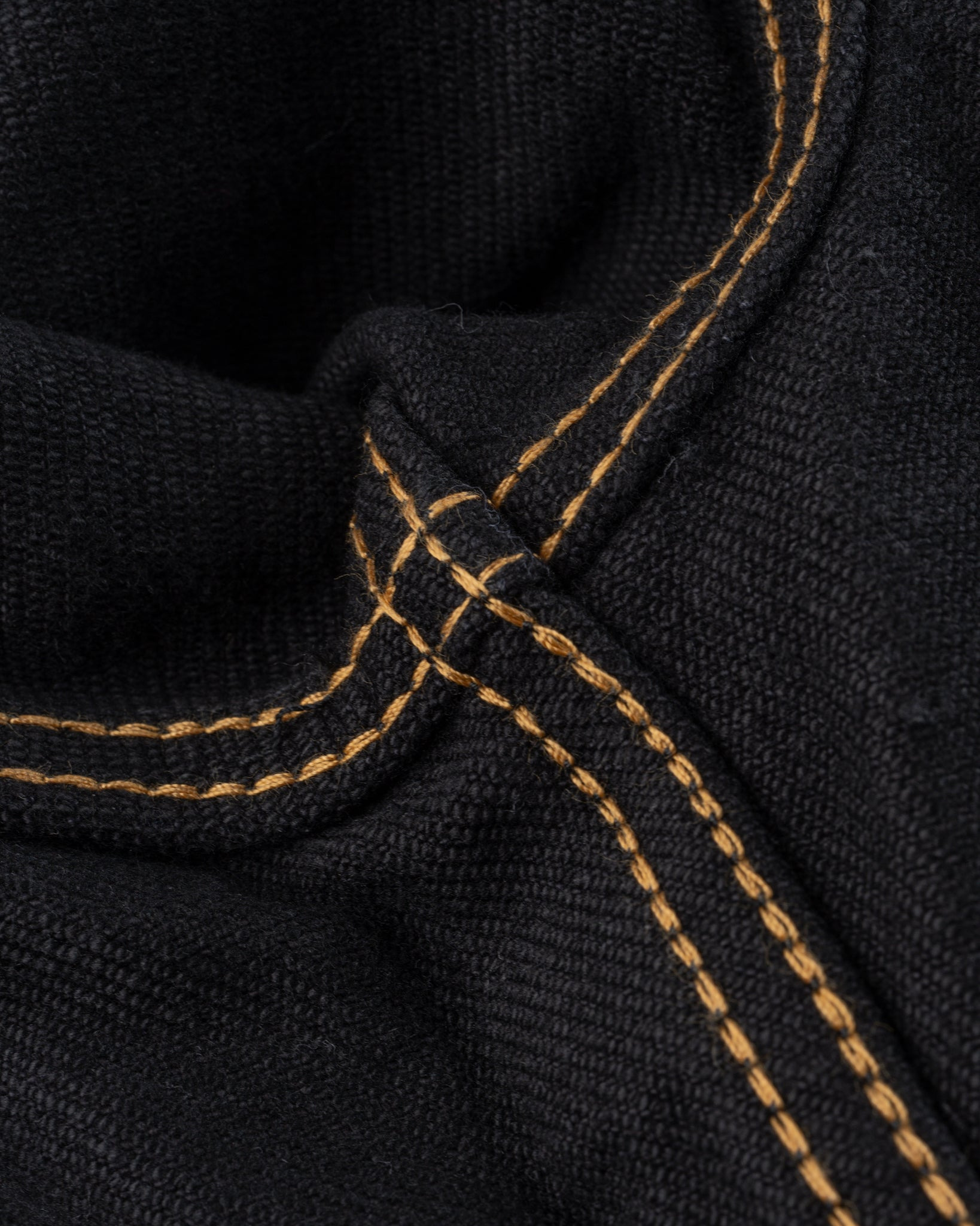 IH-526-SBG 21oz Selvedge Denim Modified Type III Jacket - Superblack (Fades To Grey) - 15