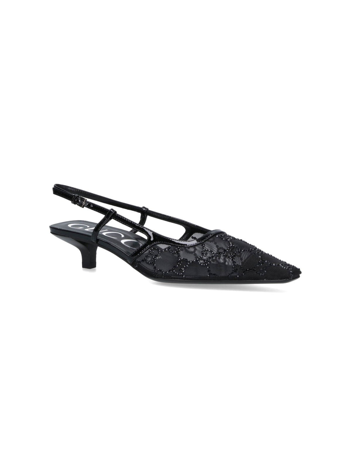 Gucci GG crystal slingback pump - 2