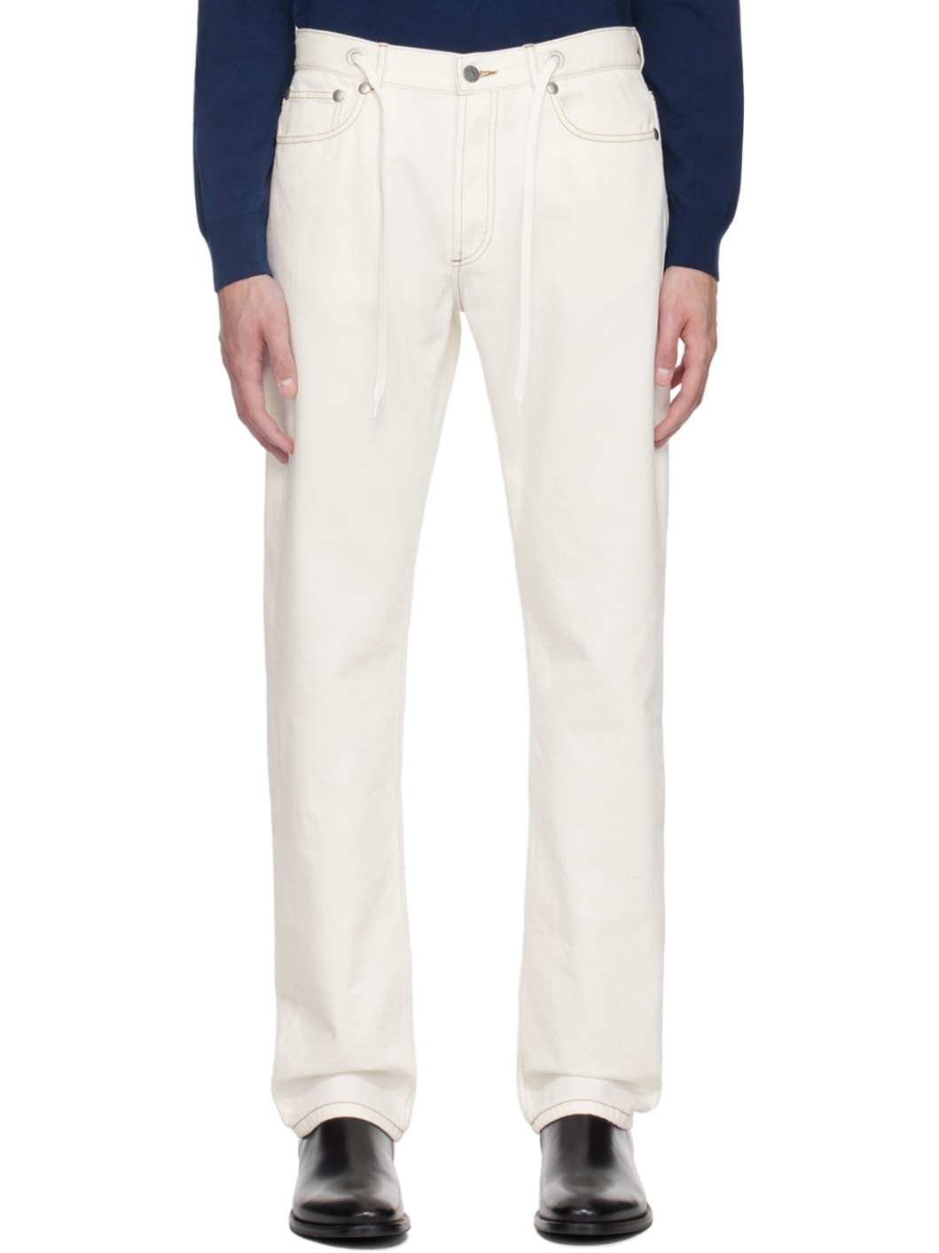 White Natacha Ramsay-Levi Edition Sureau Jeans - 1